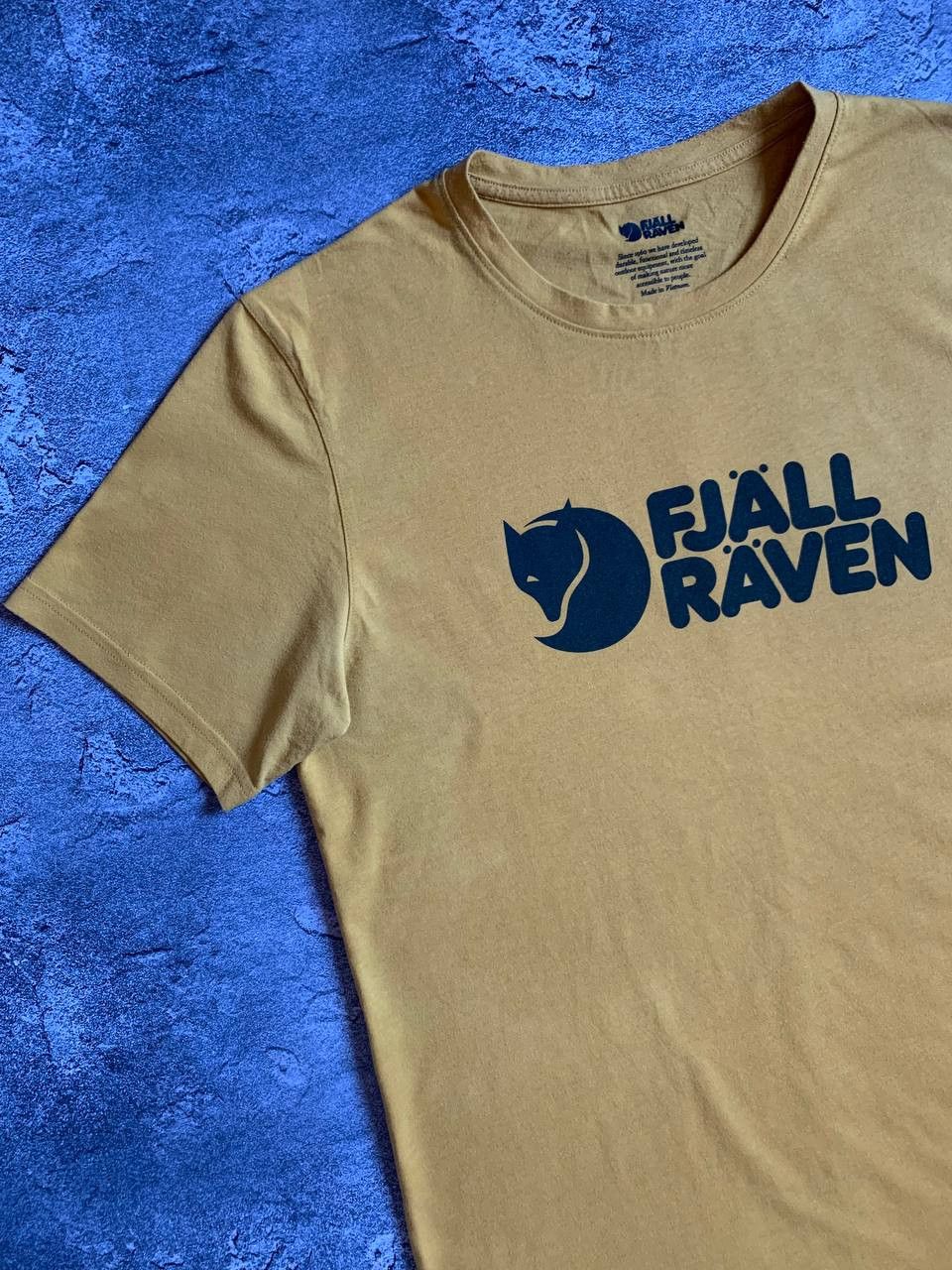 Fjallraven Fjällräven T-Shirt Yellow Logo Tee Men’s Cotton Size US M / EU 48-50 / 2 - 2 Thumbnail