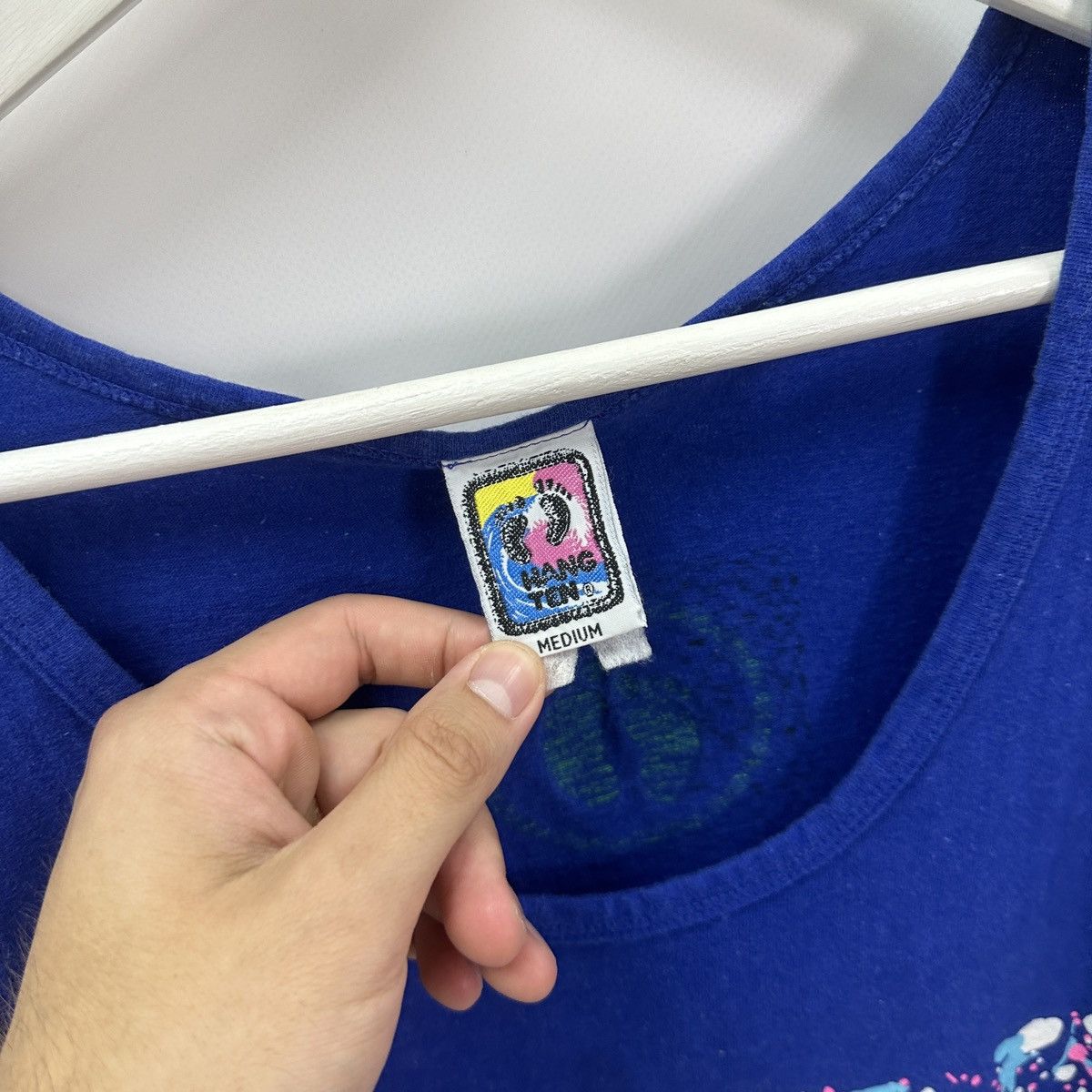 Hang Ten Vintage 90s Hang Ten Painted tank top y2k hype Hawaii surf Size US L / EU 52-54 / 3 - 9 Thumbnail