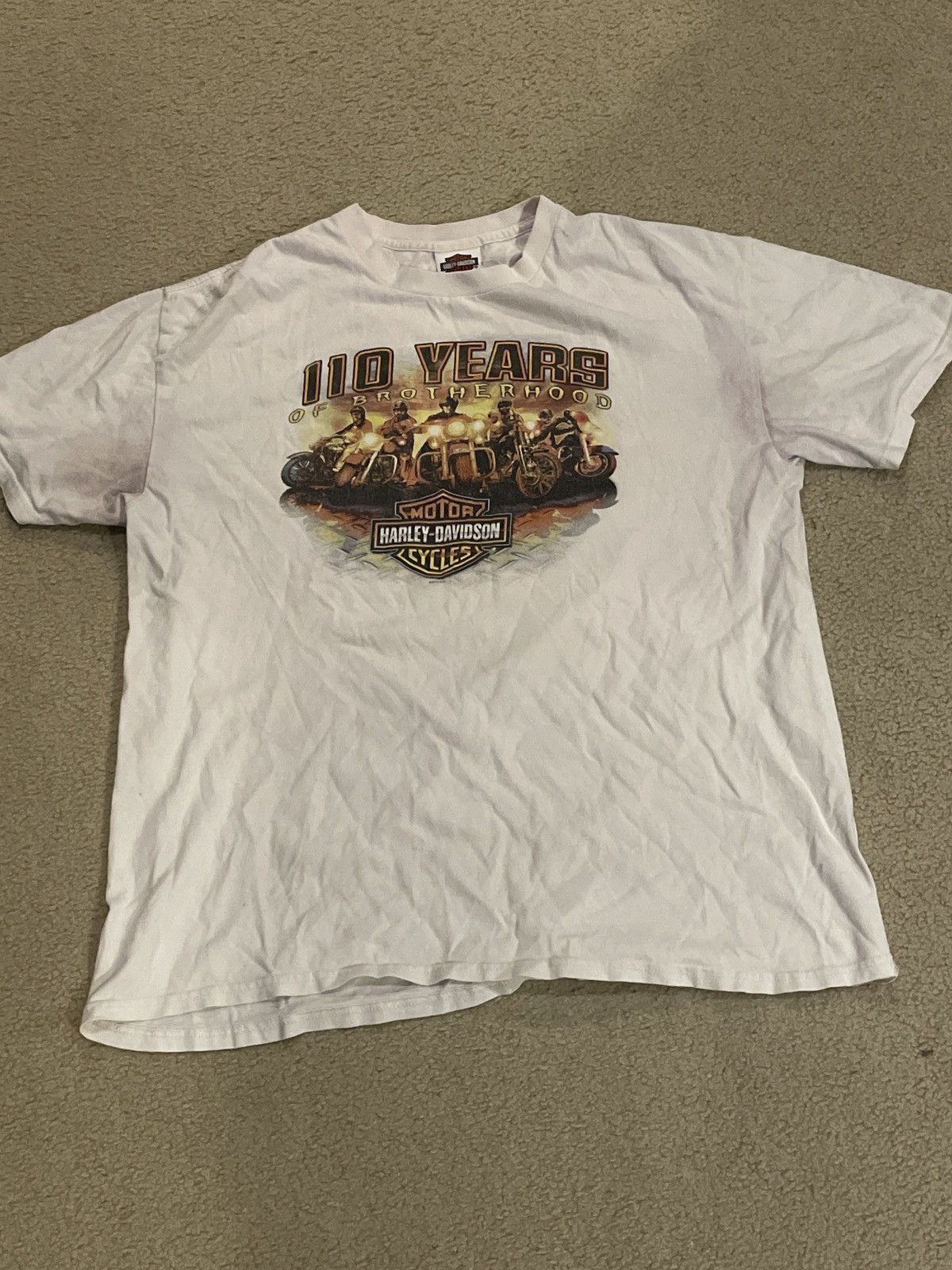Harley Davidson Vintage Harley T-Shirt Size US XL / EU 56 / 4 - 3 Thumbnail