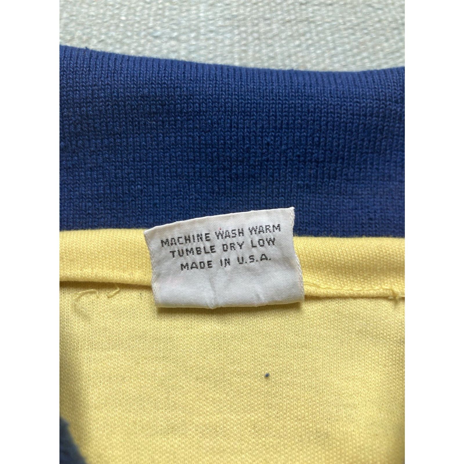 Hanes VINTAGE Hanes Polo Shirt Short Sleeve Striped Ringer Medium Size US M / EU 48-50 / 2 - 5 Thumbnail
