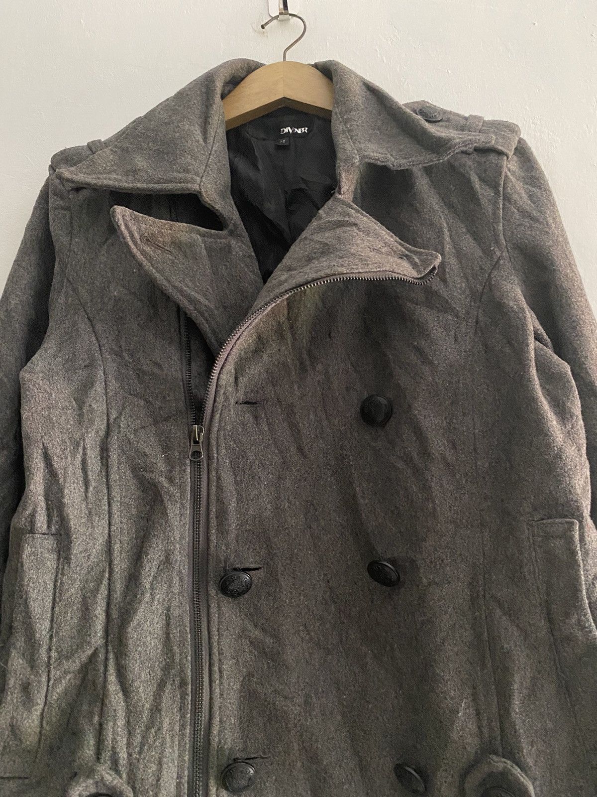 14th Addiction 2000s diviner wool bondage jacket Size US M / EU 48-50 / 2 - 3 Thumbnail