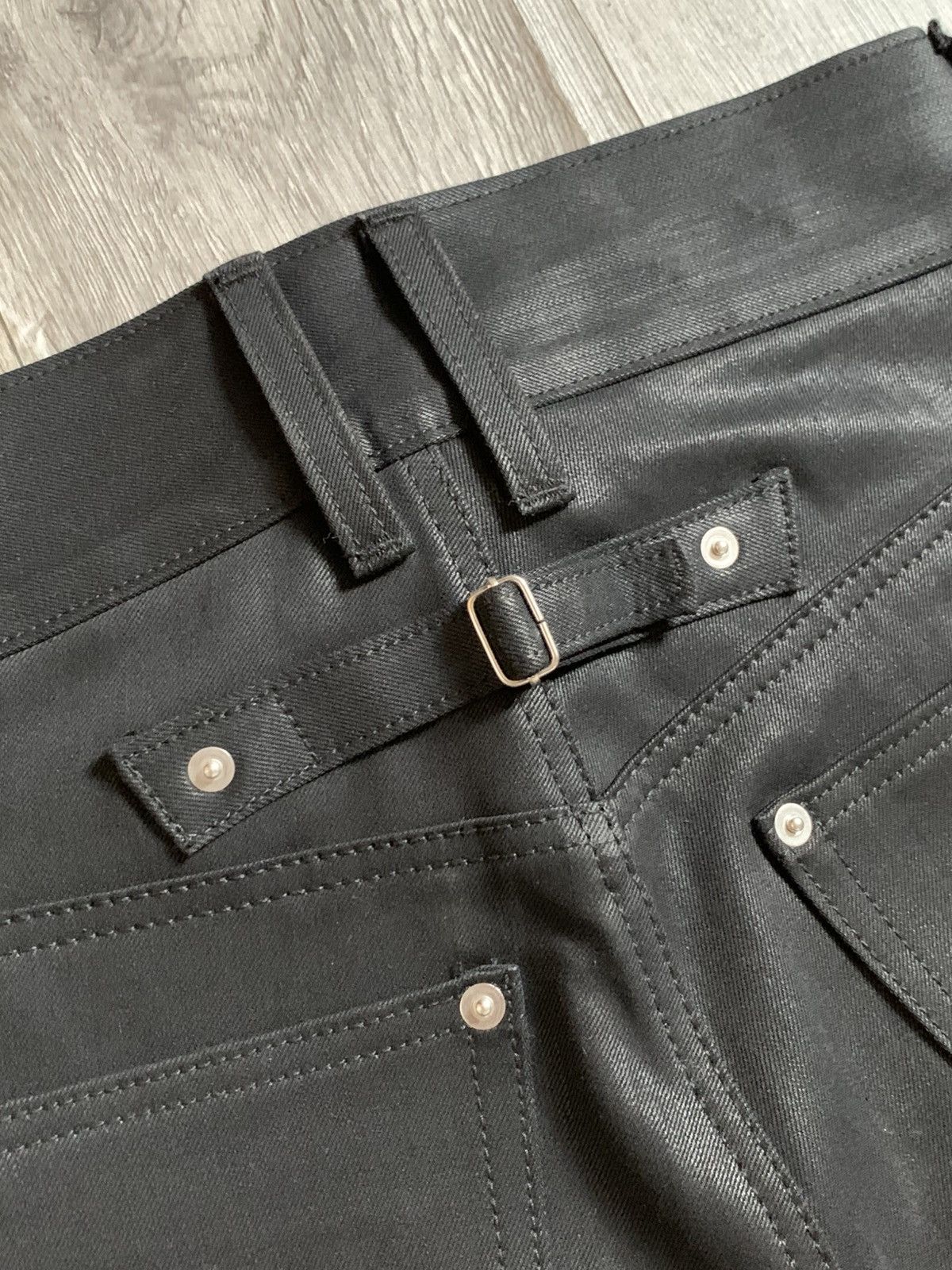 Japanese Brand DOOF.YOUTH Custom WAXED LOOK DENIM Size US 32 / EU 48 - 7 Thumbnail