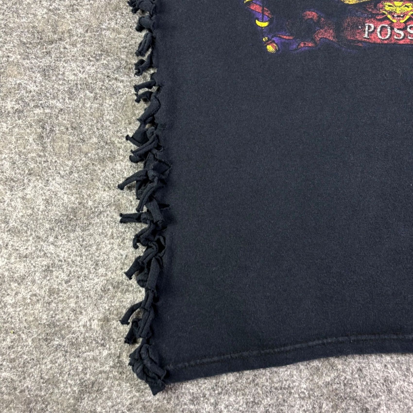 Vintage VINTAGE Insane Clown Posse ICP Graphic T-Shirt DIY Cut Tied Black Grunge Tee Ladies L Black Short Sleeve Shirt Size L / US 10 / IT 46 - 8 Thumbnail
