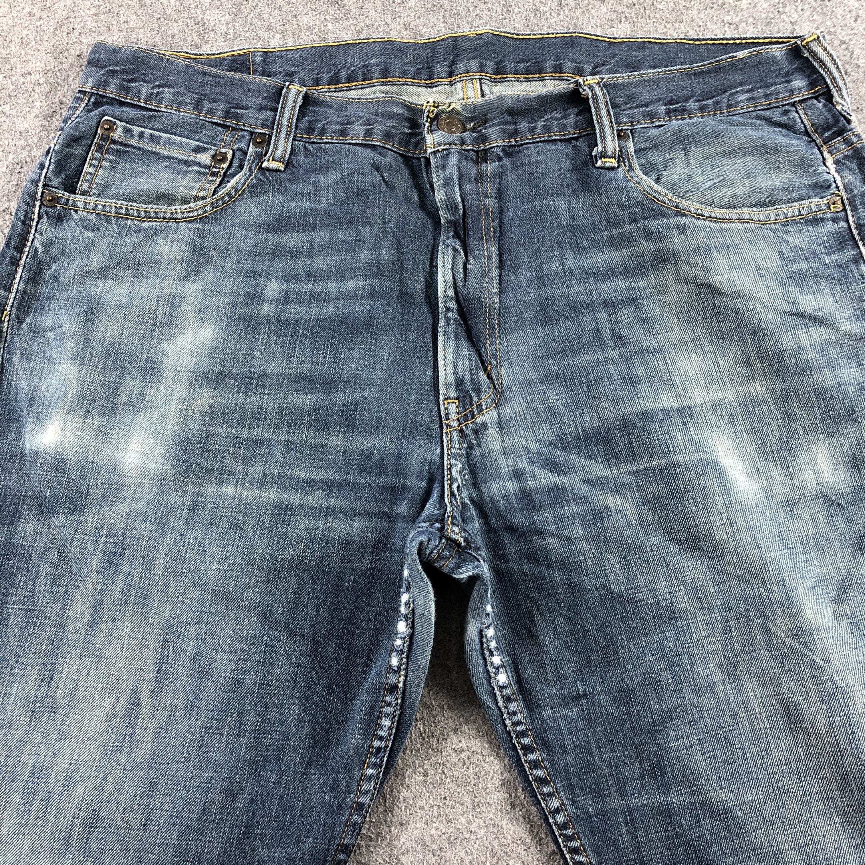 Levi's Vintage Blue Wash Levis 569 Jeans-J2276 Size US 40 / EU 56 - 3 Thumbnail