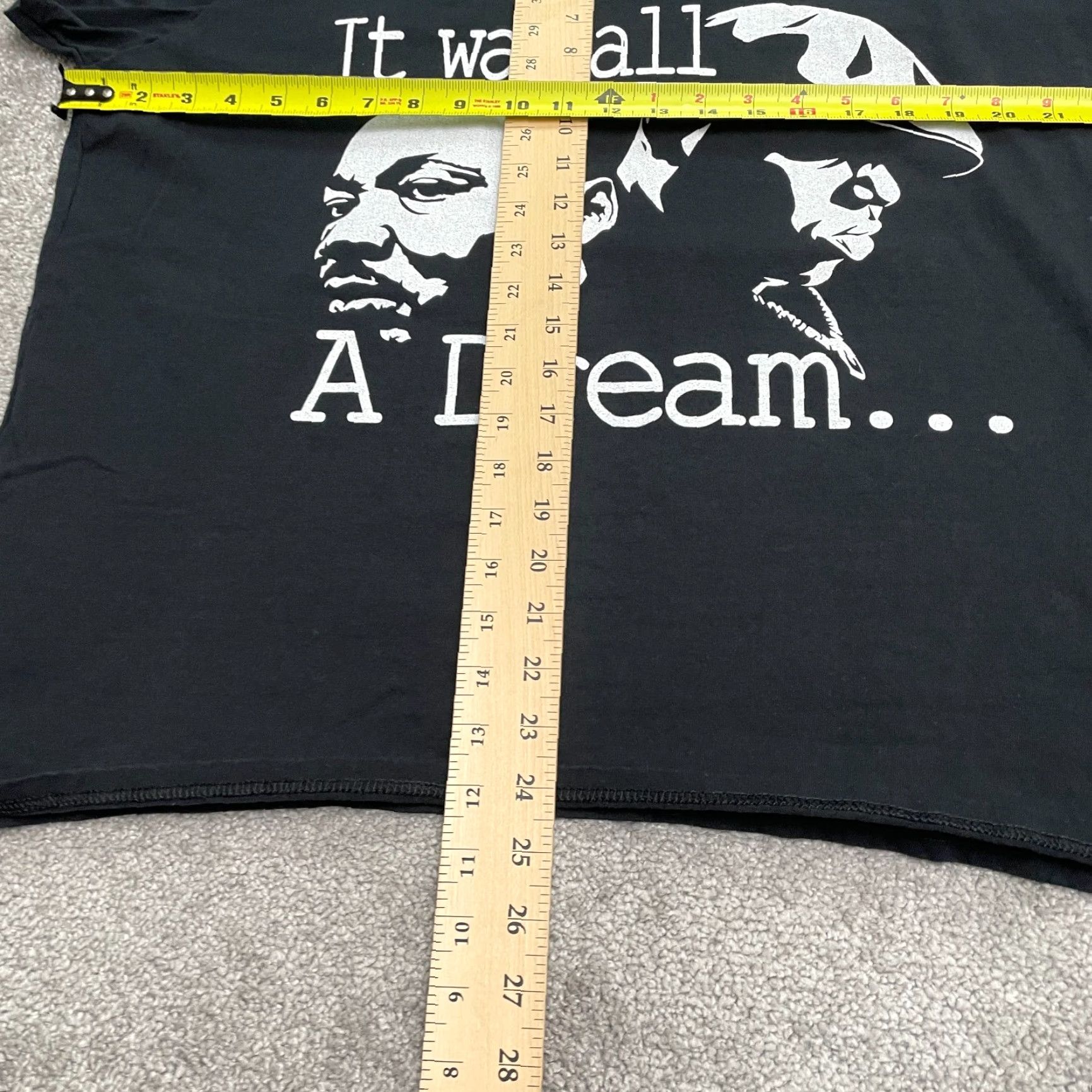 Gildan Gildan T-Shirt 3XL Womens Black Graphic Heavy Cotton MLK And Biggie Size XXL / US 16-18 / IT 52-54 - 7 Thumbnail