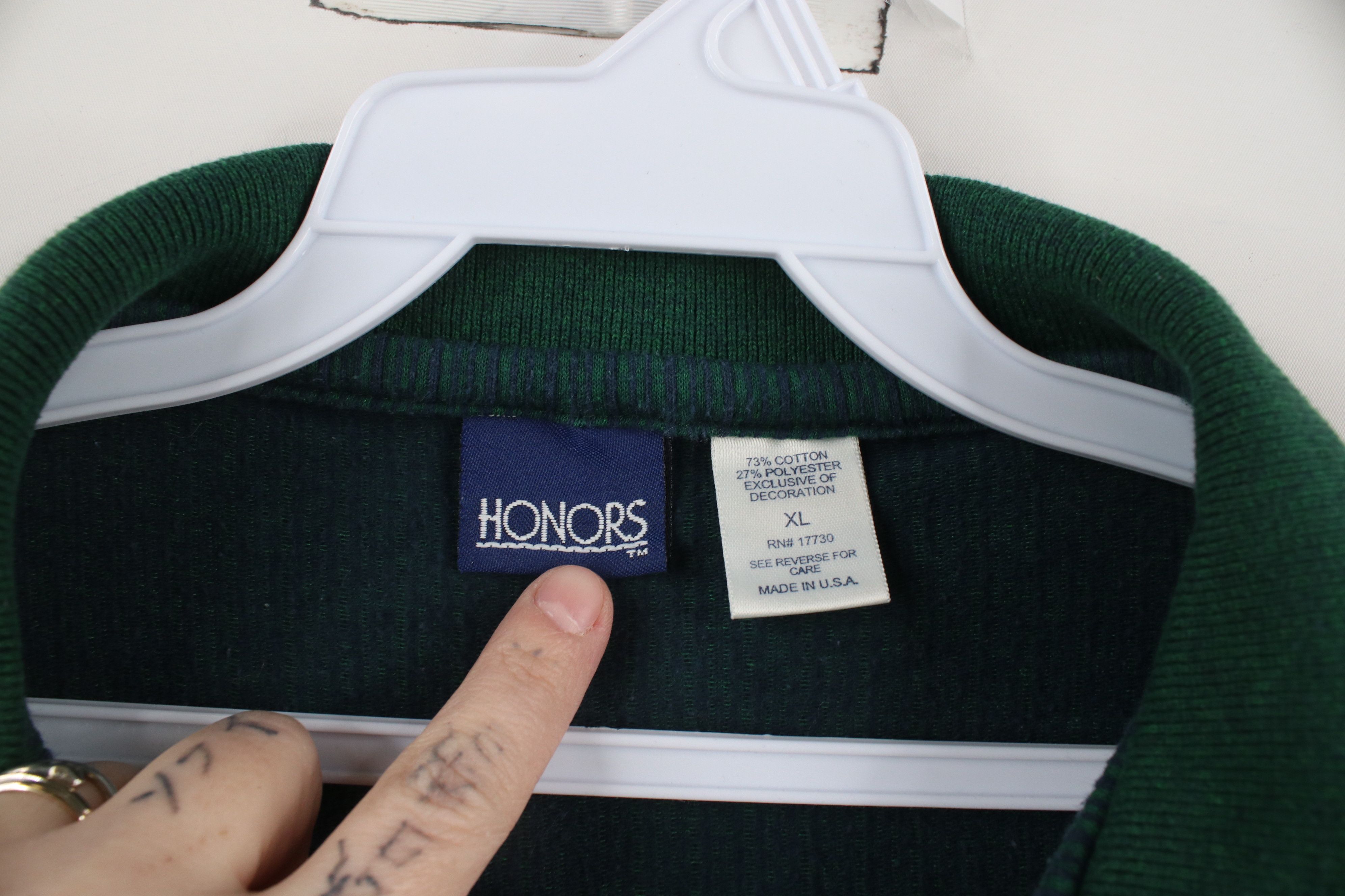 Vintage Vintage 90s Streetwear Striped Ribbed Knit Polo Shirt USA Size US XL / EU 56 / 4 - 6 Thumbnail