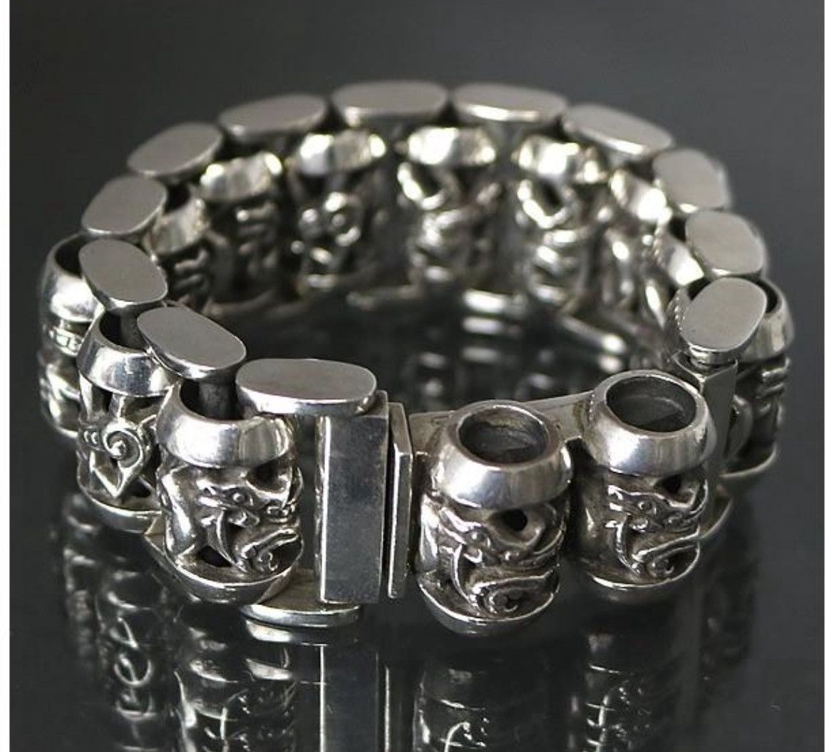 Chrome Hearts Chrome Hearts Celtic Roller Link Silver Bracelet Size ONE SIZE - 2 Thumbnail