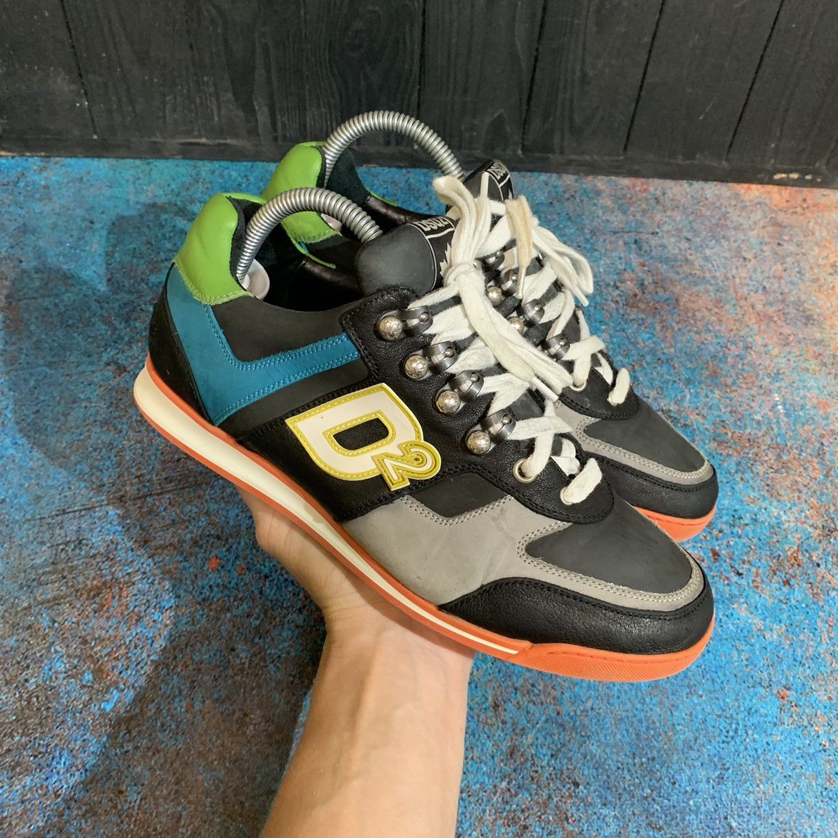 Dsquared2 Dsquared2 Leather Sneakers Size 39.5 Size US 6 / EU 39 - 2 Thumbnail