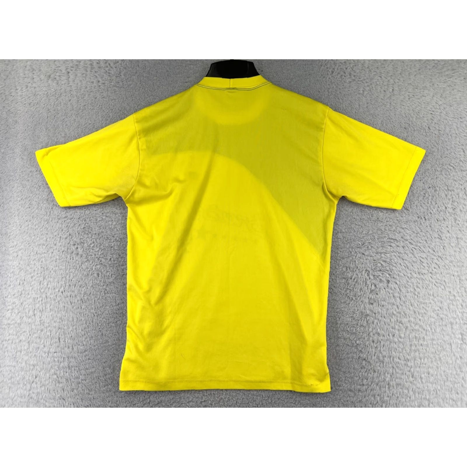 Vintage VINTAGE LF Sports Shirt Adult Medium Yellow Green Brazil Soccer Polyester READ Size US M / EU 48-50 / 2 - 2 Thumbnail