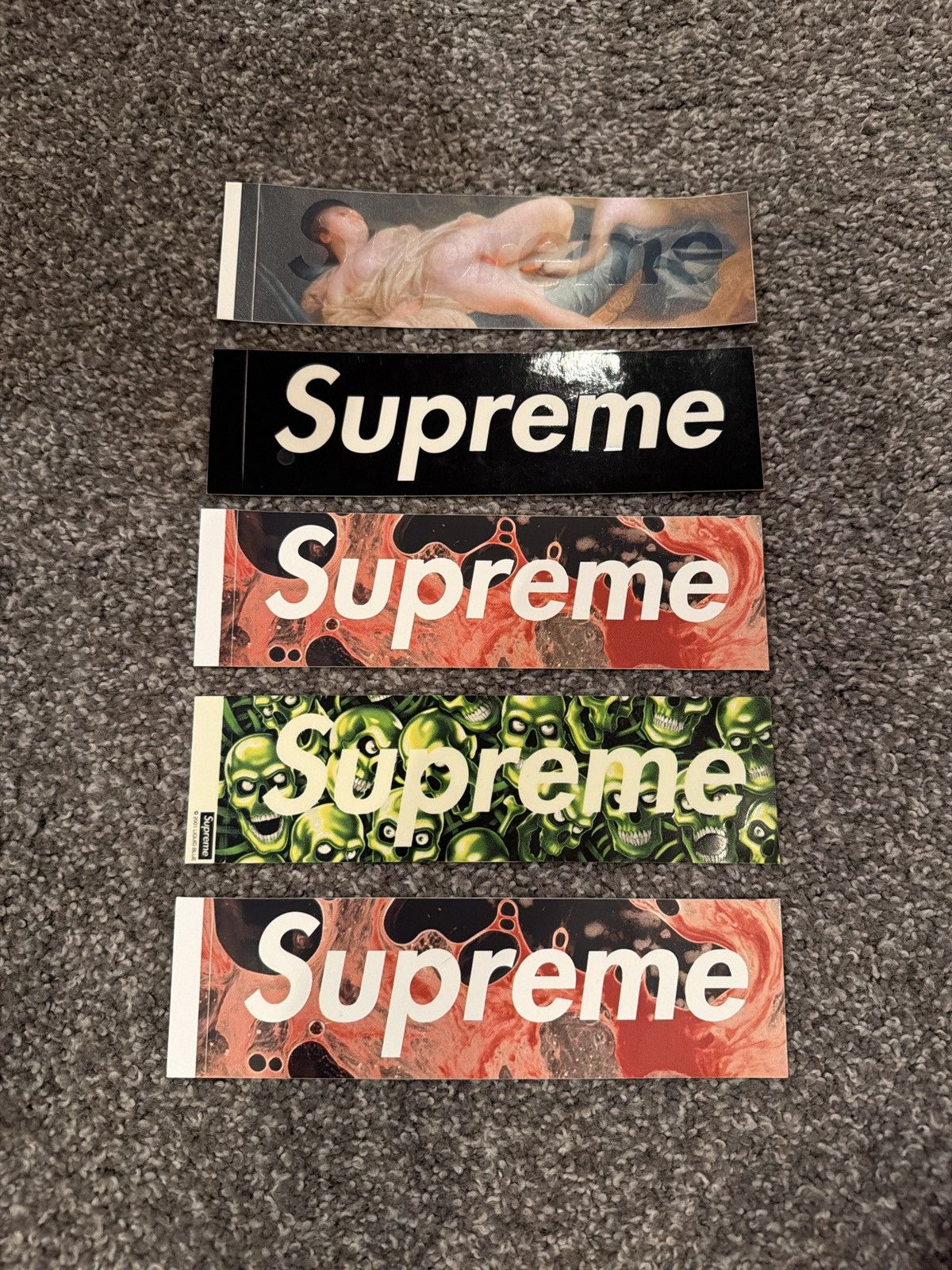 Rare Supreme Box Logo Stickers