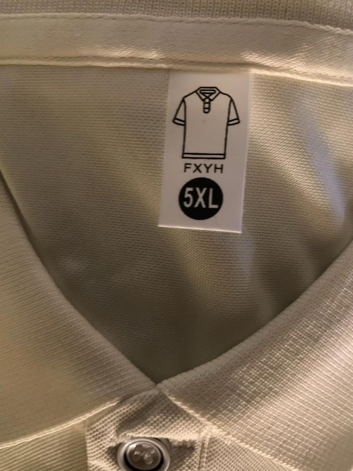 Unknown London Light Yellow Colored 2XL Men’s Polo Shirt Size US XXL / EU 58 / 5 - 9 Thumbnail