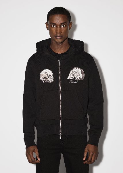 Amiri o1y0525 Logo Hoodie in Black Size US XL / EU 56 / 4 - 3 Thumbnail