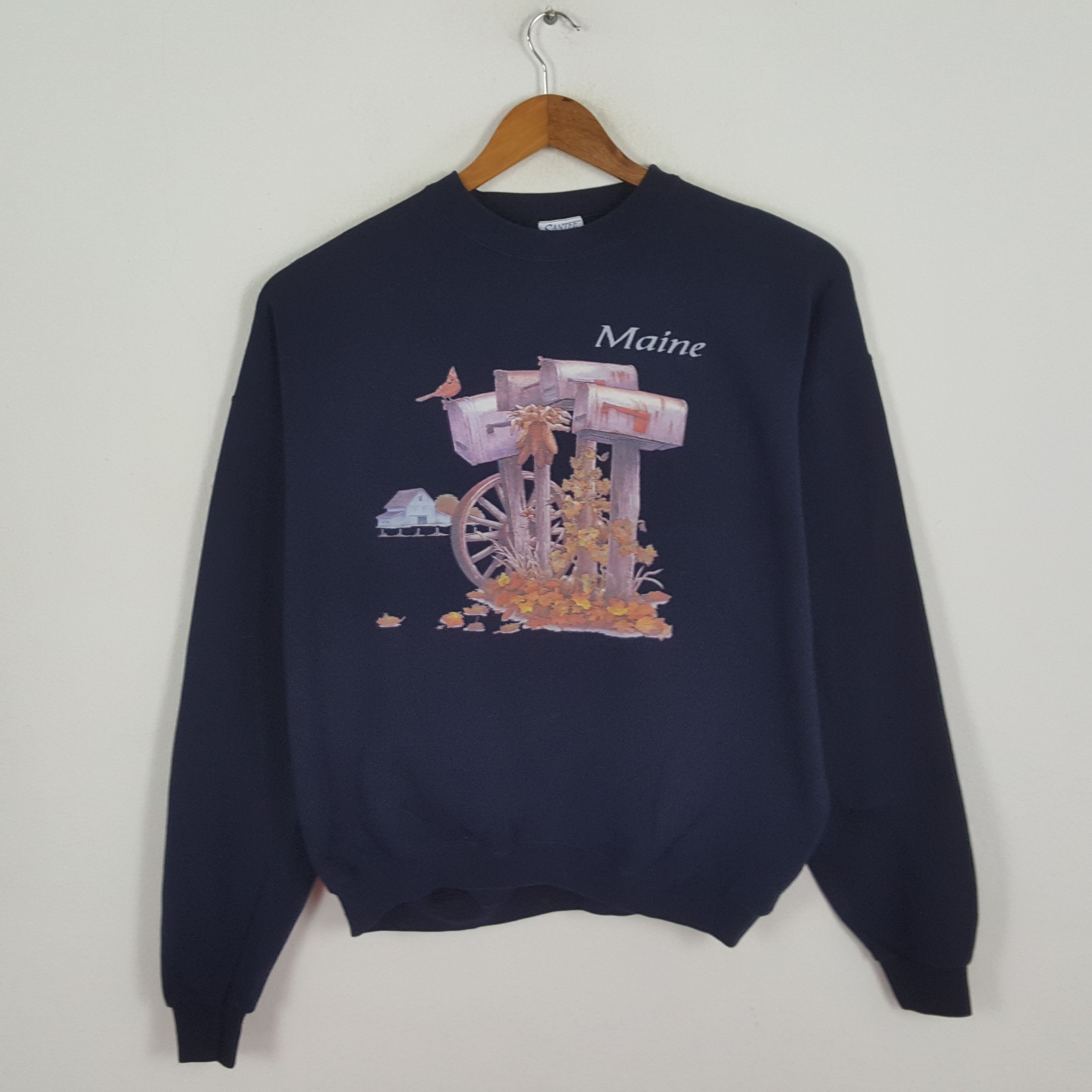 Vintage Vintage MAINE ART Streetwear Skateboard Promo Sweatshirts Size US XXL / EU 58 / 5 - 1 Thumbnail