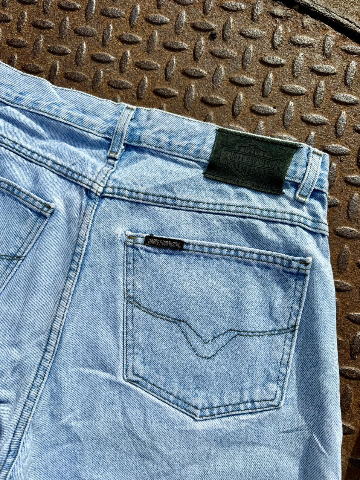 Harley Davidson × Vintage Vintage Harley Davidson Denim Jeans - Men’s Size 32 Size US 32 / EU 48 - 4 Thumbnail