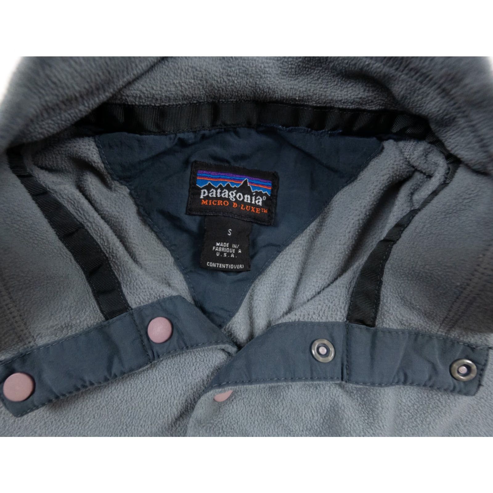 Patagonia VINTAGE Patagonia Sweater Adult Small Gray 1/4 Zip Pullover Micro D Luxe Fleece Size US S / EU 44-46 / 1 - 4 Thumbnail