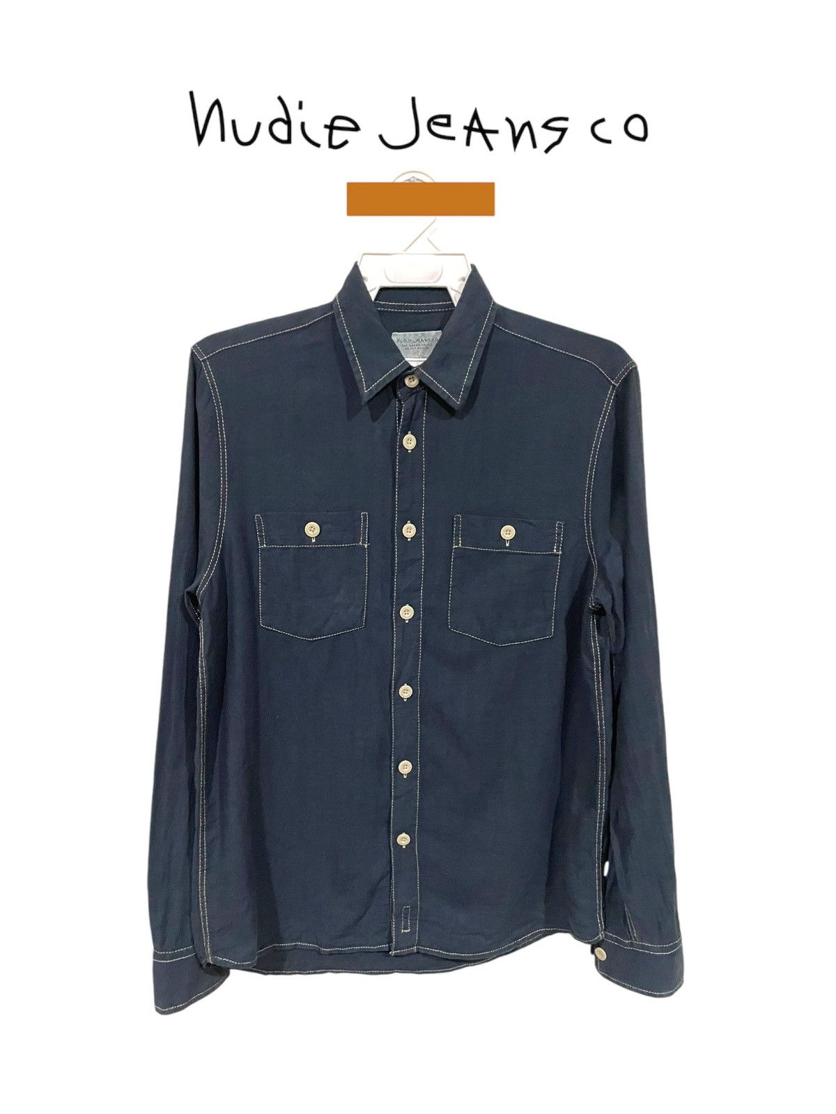 Nudie Jeans Nudie Jeans Sten Worker Shirts Size US XS / EU 42 / 0 - 5 Thumbnail