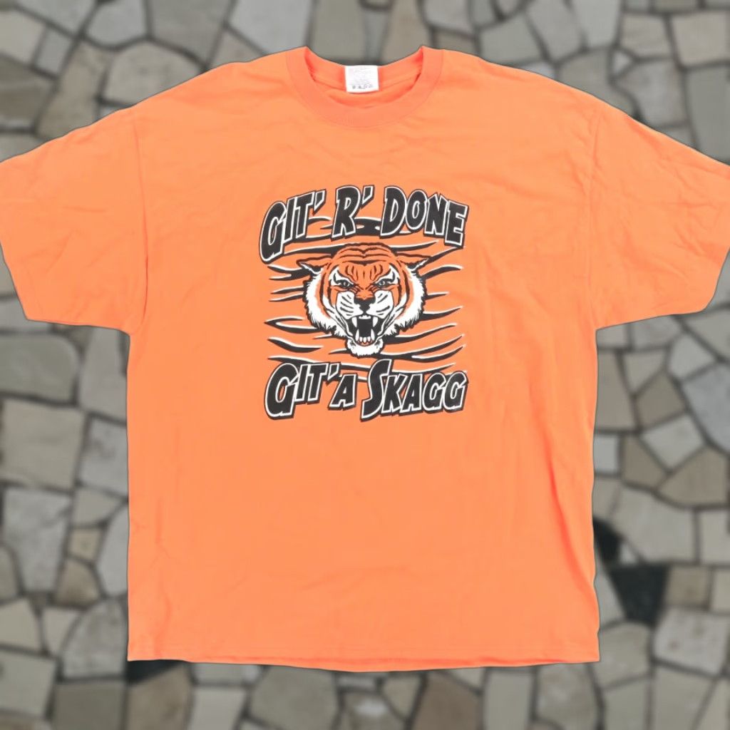 Port & Company Port & Company Skag Power Equipment Solid T-Shirt Orange Mens XL Shirt Size US XL / EU 56 / 4 - 1 Thumbnail