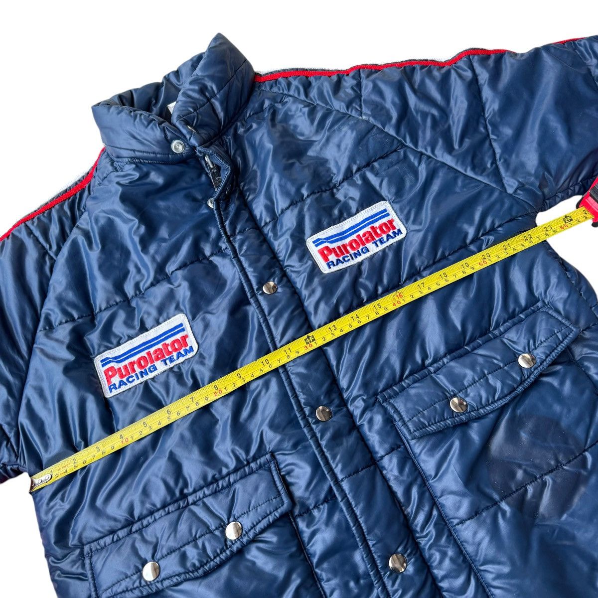 Swingster 80s Swingster True Vintage Purolator Puffy Racing Jacket Size US L / EU 52-54 / 3 - 12 Thumbnail