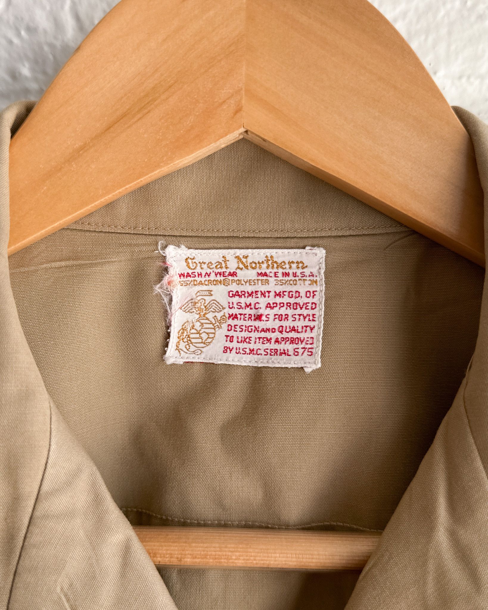 Vintage Vintage 1960s USMC Sergeant Charlie Shirt Uniform Men's M Size US M / EU 48-50 / 2 - 2 Thumbnail