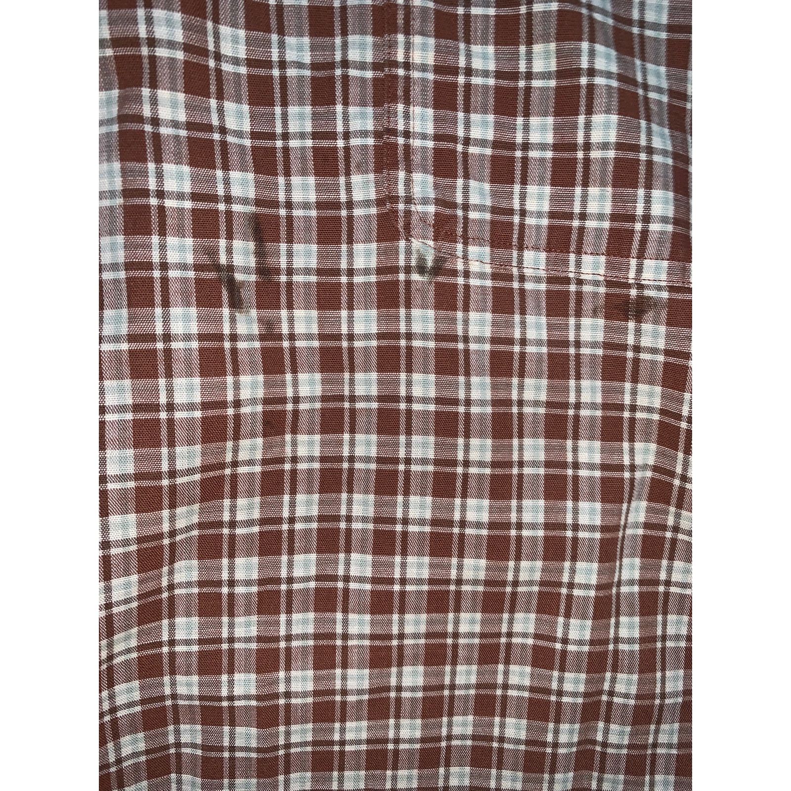 Polo Ralph Lauren Vintage Polo Ralph Lauren Brown Check Shirt XL Button Down Size US XL / EU 56 / 4 - 2 Thumbnail