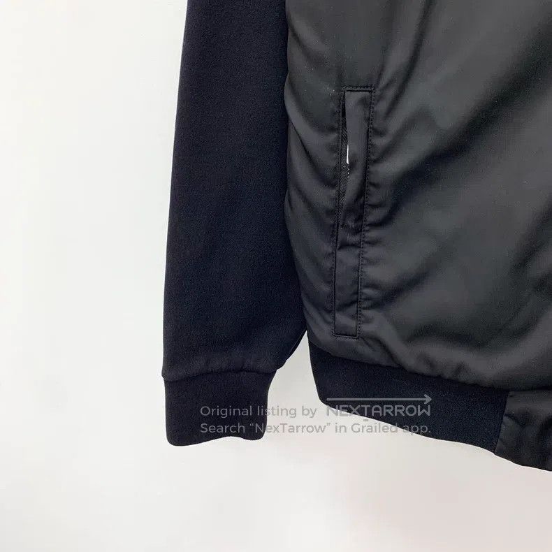 Prada Prada Black triangle logo cotton hooded zipper long jacket Size US M / EU 48-50 / 2 - 4 Thumbnail