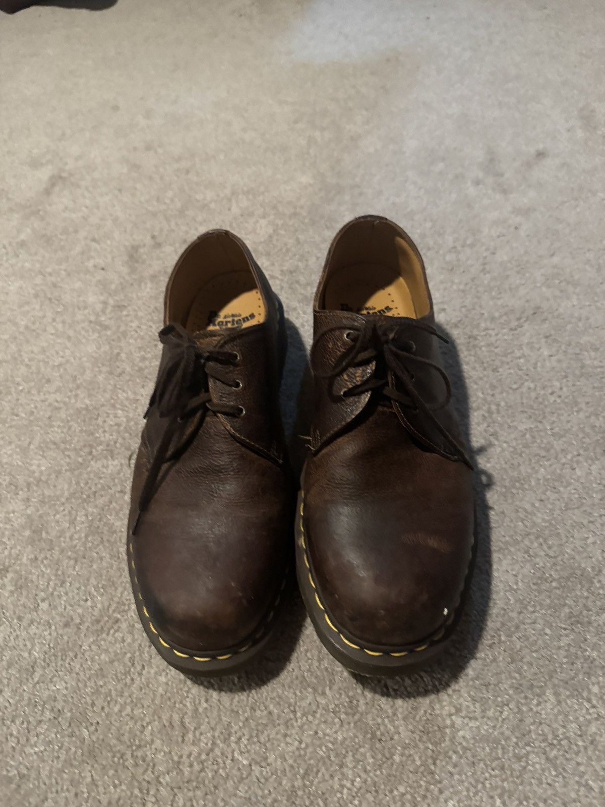 Dr. Martens 1461 CRAZY HORSE LEATHER OXFORD SHOES Size US 12 / EU 45 - 1 Thumbnail