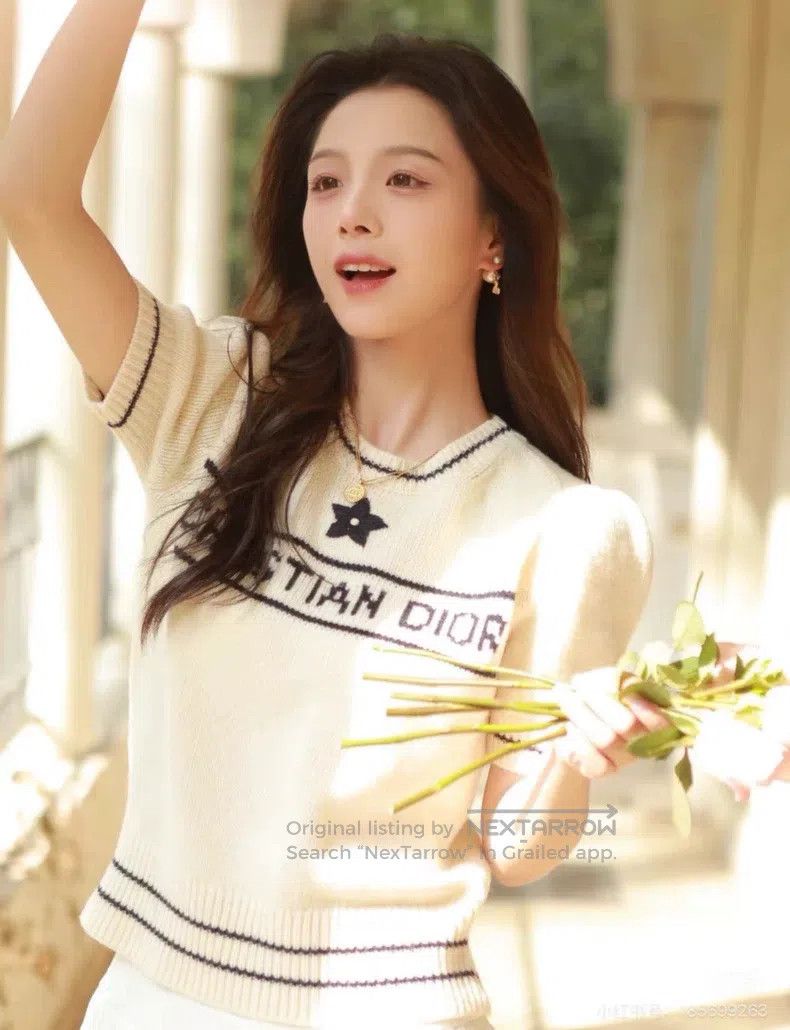 Dior Dior Lucky Star Knitted Short Sleeve Size XS / US 0-2 / IT 36-38 - 6 Thumbnail
