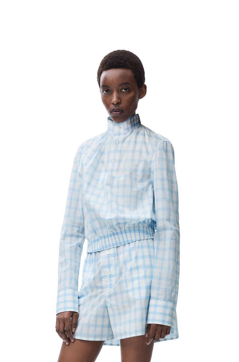 Loewe o1w1db10426 Blouses in Blue Size M / US 6-8 / IT 42-44 - 3 Thumbnail