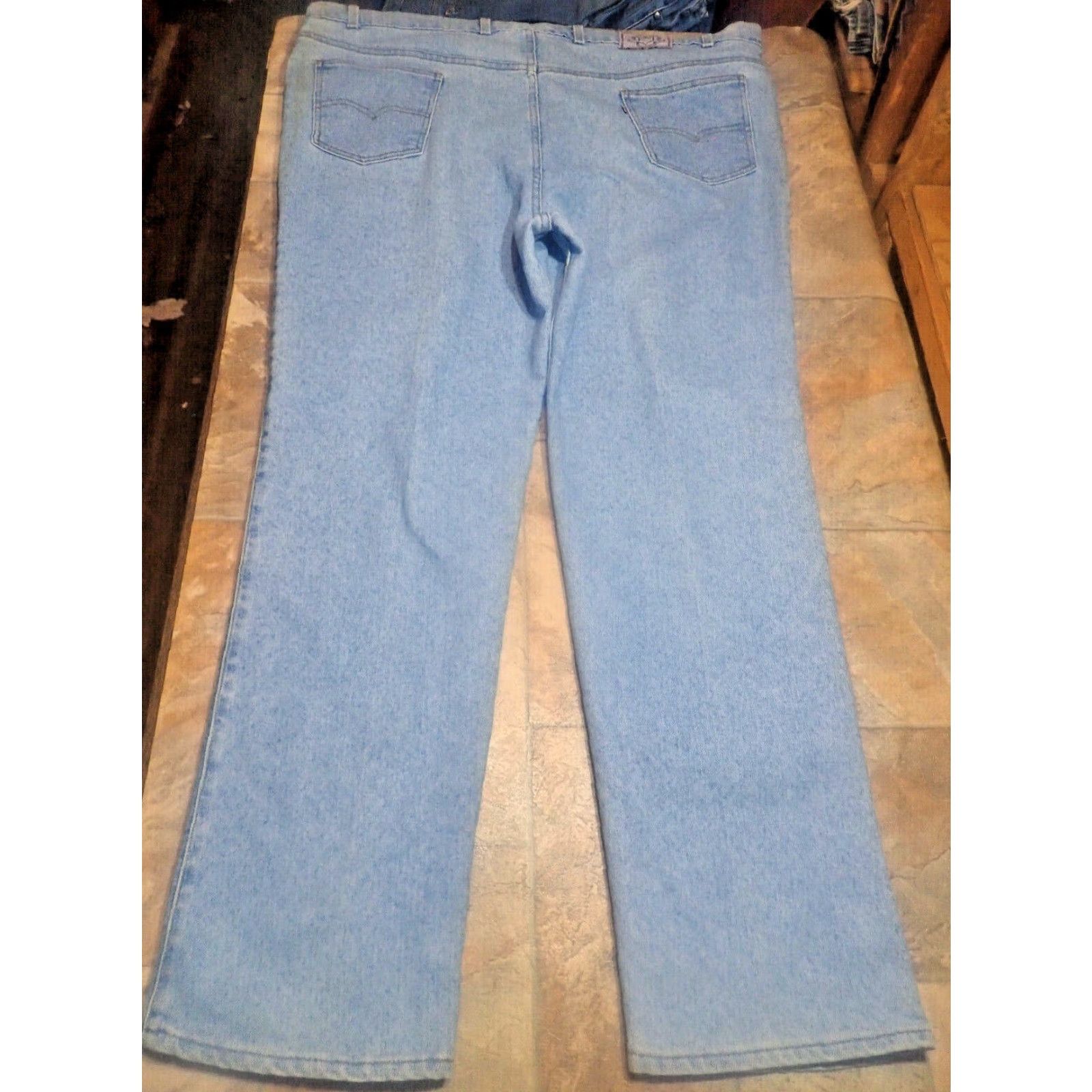Levi's VINTAGE Levi's Jeans Silver Medal 50X32 Levi's Silver Medal Jeans Blue Denim USA Mens Regular 50X32 5-Pocket Distressed 90s USA Size US 34 / EU 50 - 3 Thumbnail