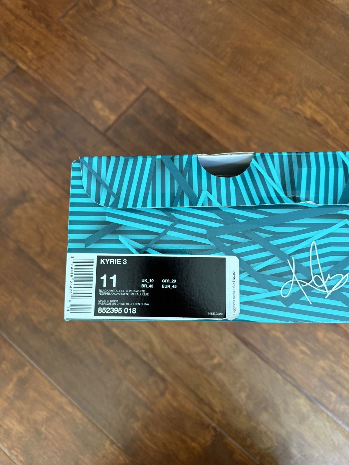 Nike Nike Kyrie 3 “Black Ice” Size US 11 / EU 44 - 6 Thumbnail