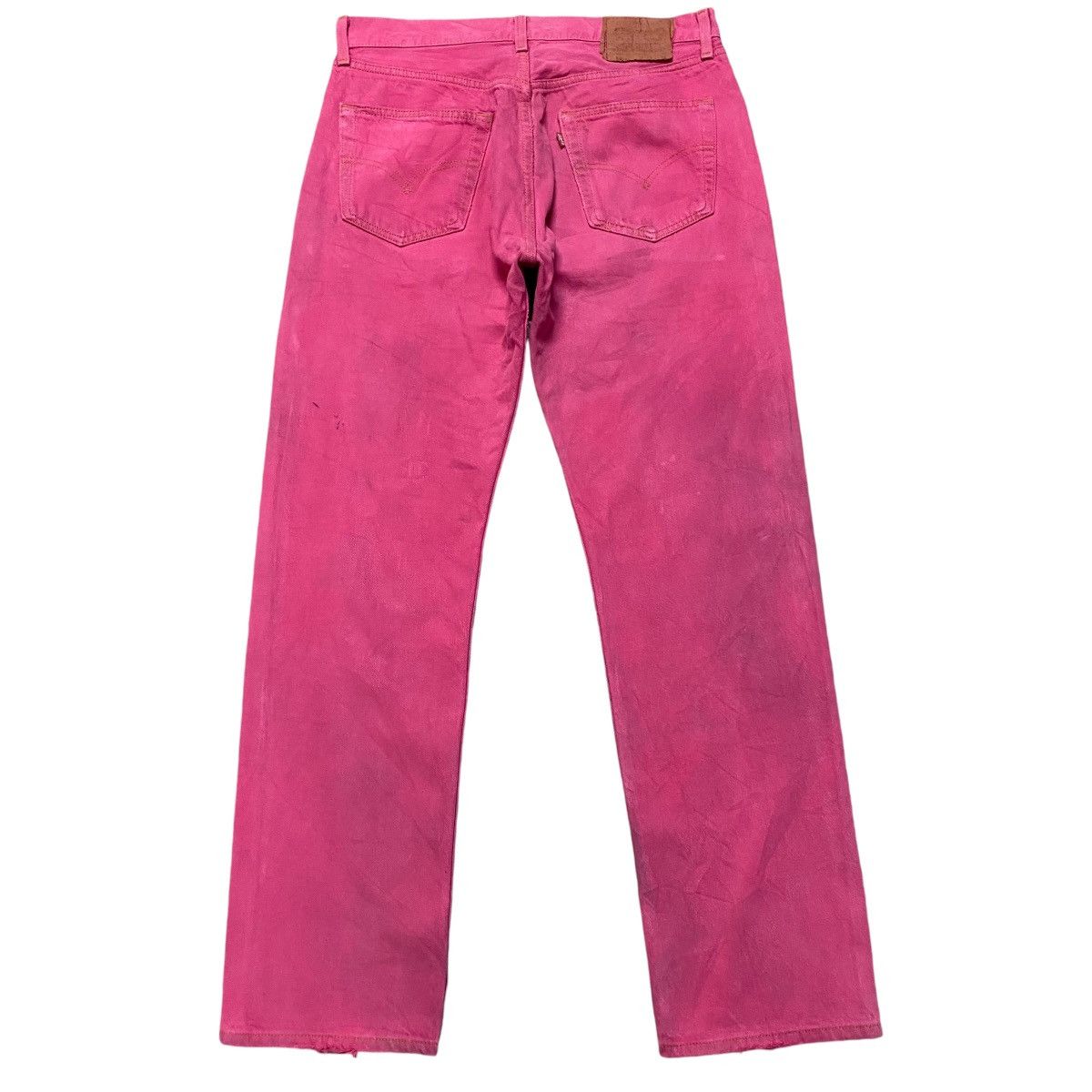 Levi's Vintage Levis 501xx Pink Denim Jeans Size US 32 / EU 48 - 2 Thumbnail