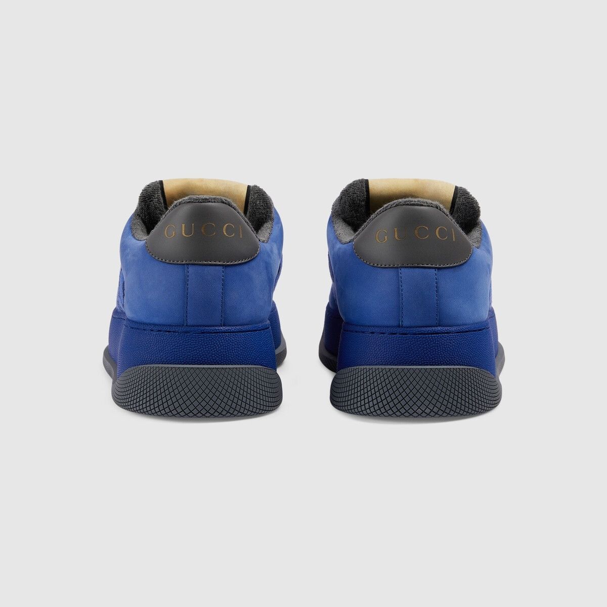 Gucci o1s1wg110325 Men's Screener GG Sneakers in Blue & Black Size US 8 / EU 41 - 4 Thumbnail