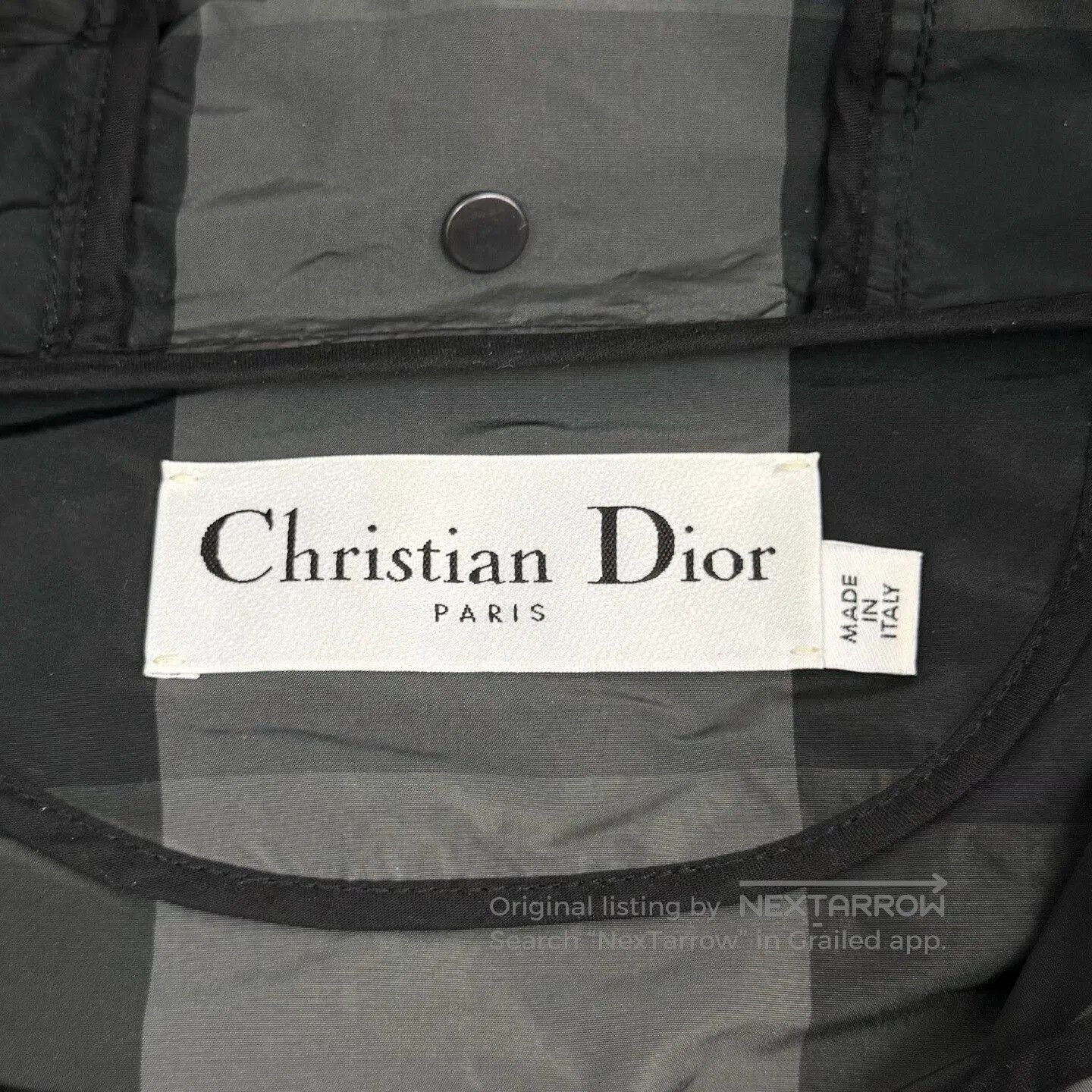 Dior dior black gray plaid logo hooded jacket. Size US S / EU 44-46 / 1 - 5 Thumbnail