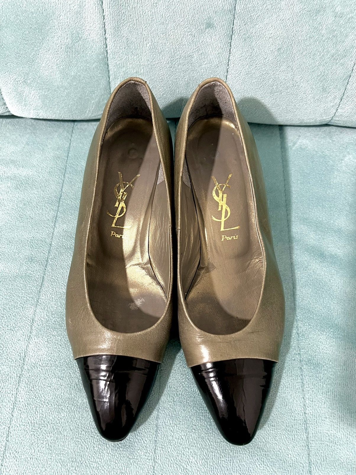 Vintage × Yves Saint Laurent Vintage YSL Heels Size US 5 / IT 35 - 1 Thumbnail