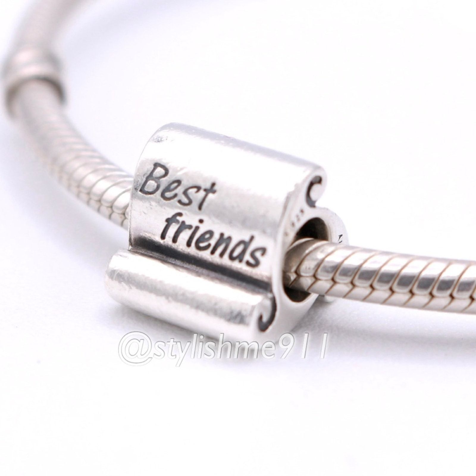 pandora Authentic PANDORA Best Friends Scroll Charm - 790512 Size ONE SIZE - 1 Thumbnail