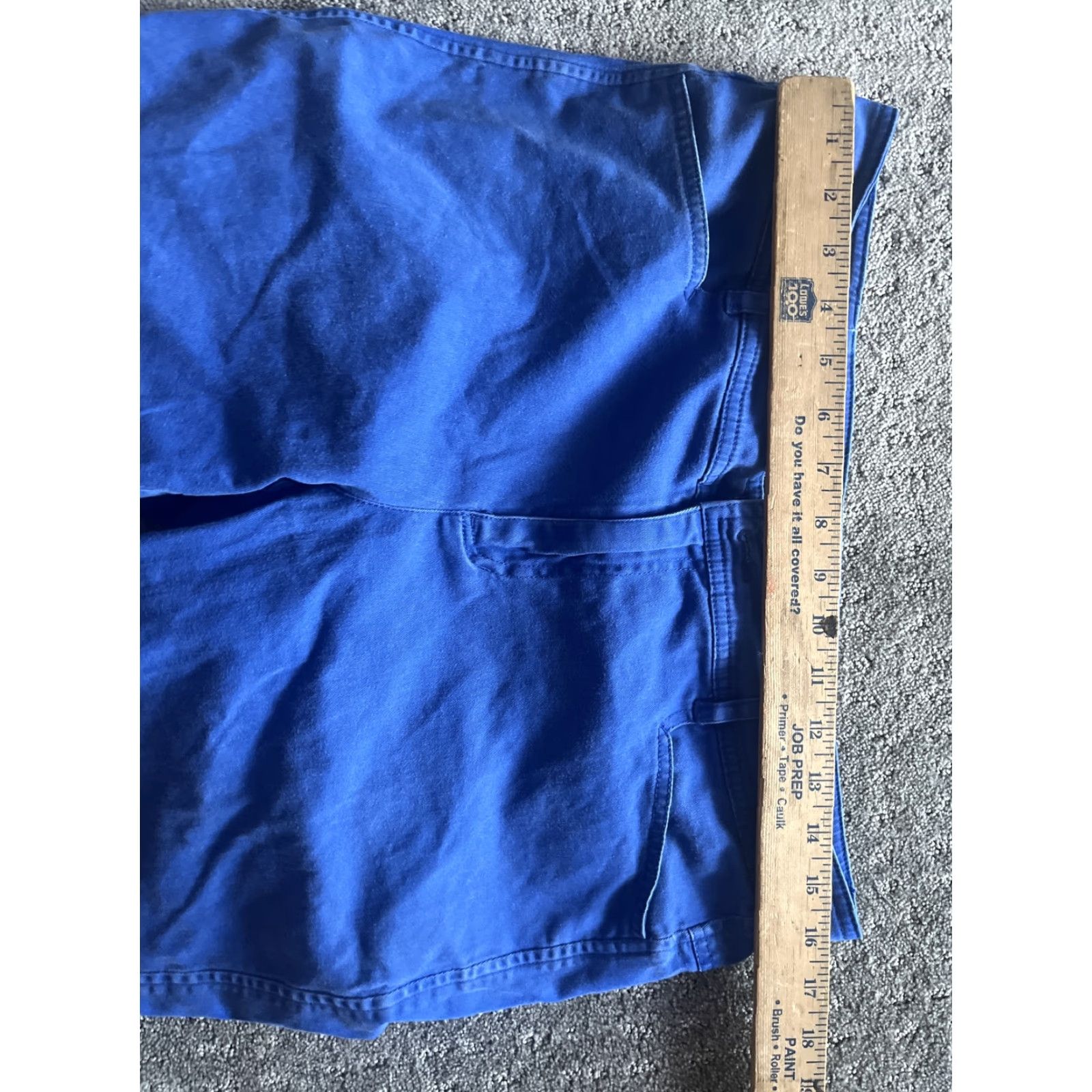 Orvis Orvis Sporting Traditions Shorts Women’s 6 Blue Solid Pleated Chino Poly Cotton Casual Size 28" / US 6 / IT 42 - 5 Thumbnail
