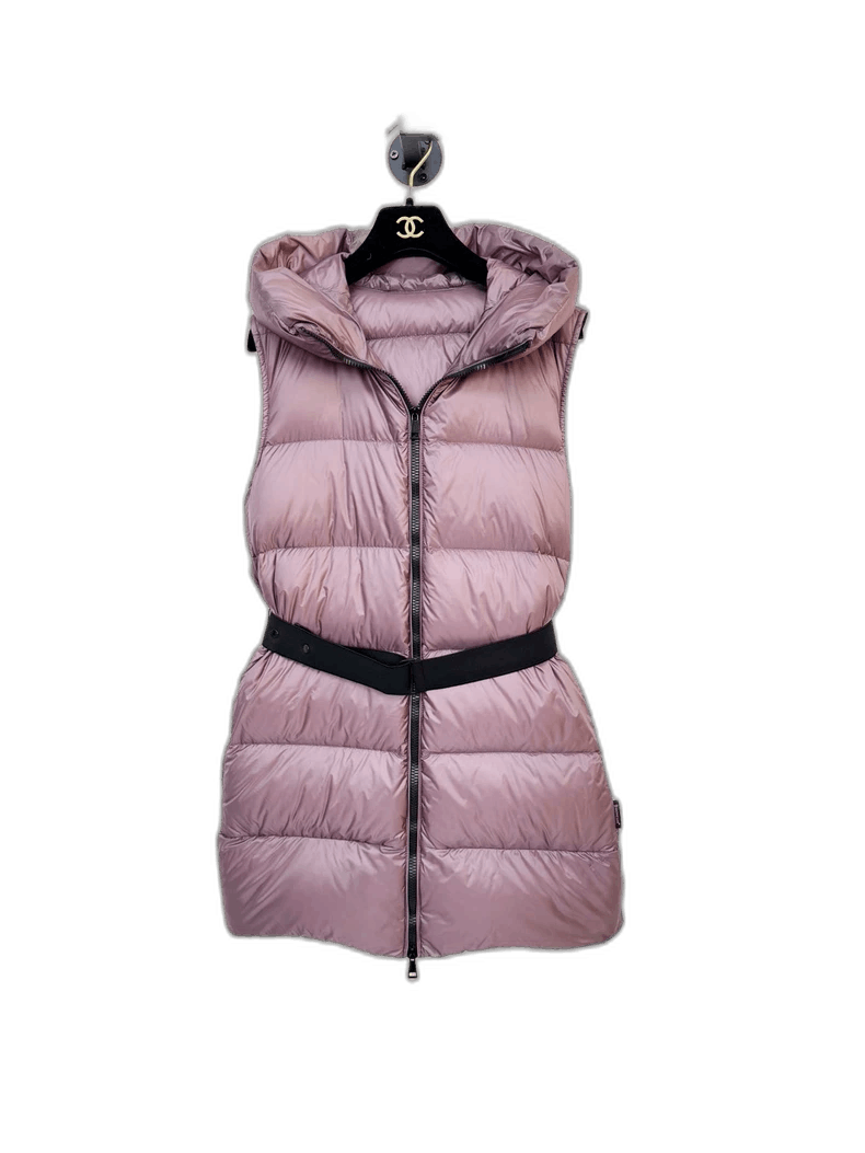 Moncler Moncler Padded Vest with Hood and Belt Size M / US 6-8 / IT 42-44 - 1 Thumbnail