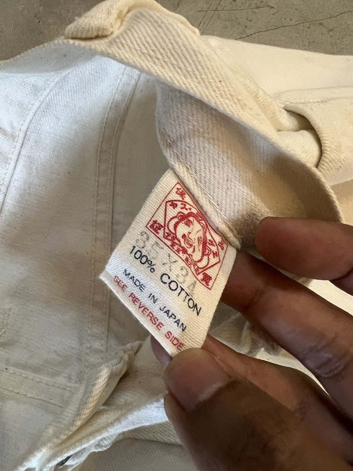 Evisu × Vintage Vintage Evisu Fairway Genes White-Denim Size US 36 / EU 52 - 9 Thumbnail