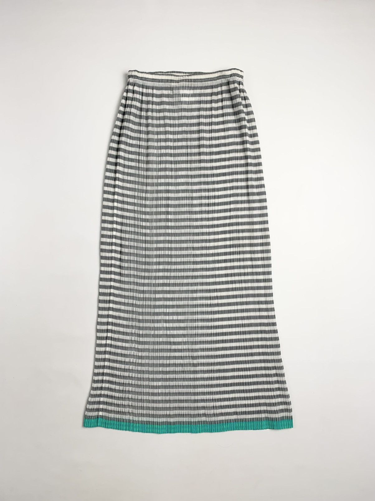 Issey Miyake Issey Miyake SS96 Pleated Border Stripe Japan Size 24" / US 00 / IT 34 - 6 Thumbnail
