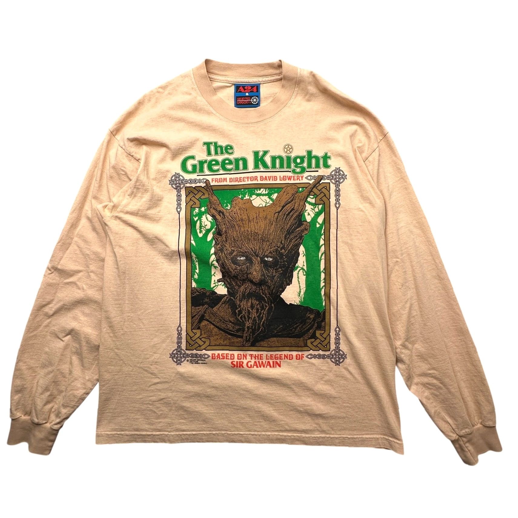 Vintage A24 The Green Knight Long Sleeve T-Shirt Mens Large Beige Shirt Mens L Beige Size US L / EU 52-54 / 3 - 2 Thumbnail