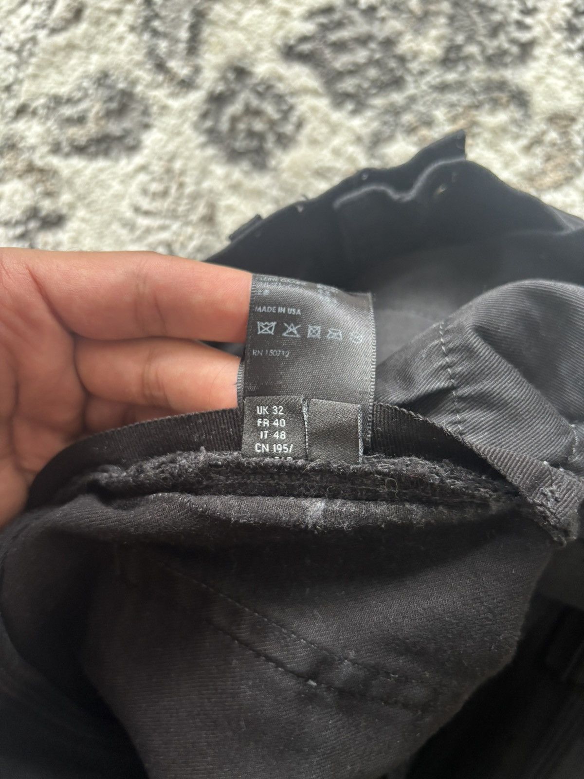 Amiri Amiri MX1 Black On Black Patch Size US 32 / EU 48 - 7 Thumbnail