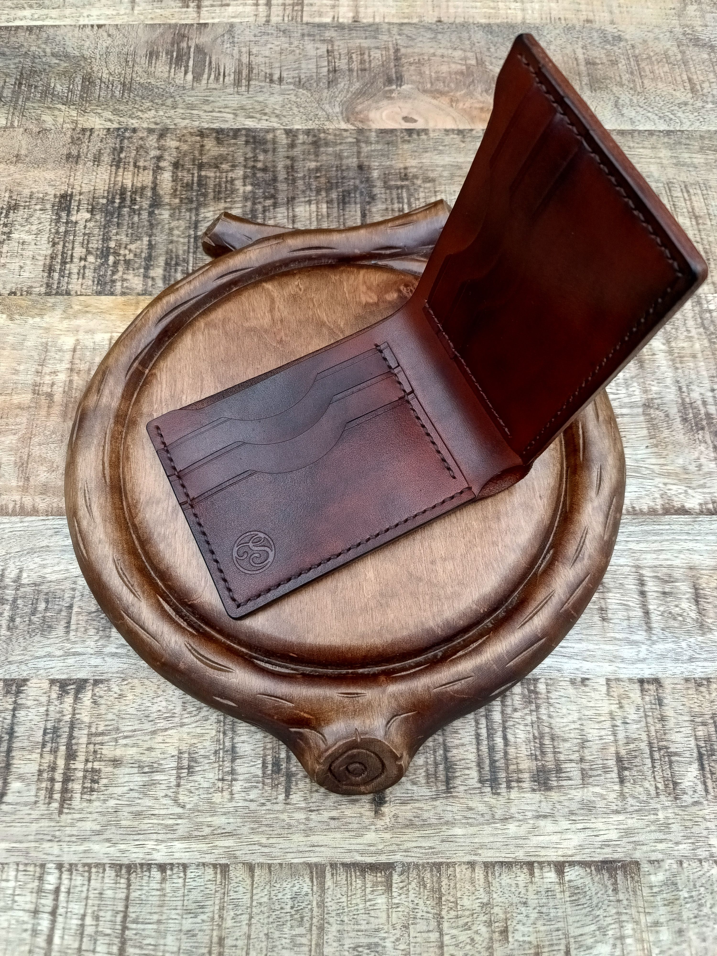 Other Handmade top grain leather wallet cardholder Size ONE SIZE - 7 Thumbnail