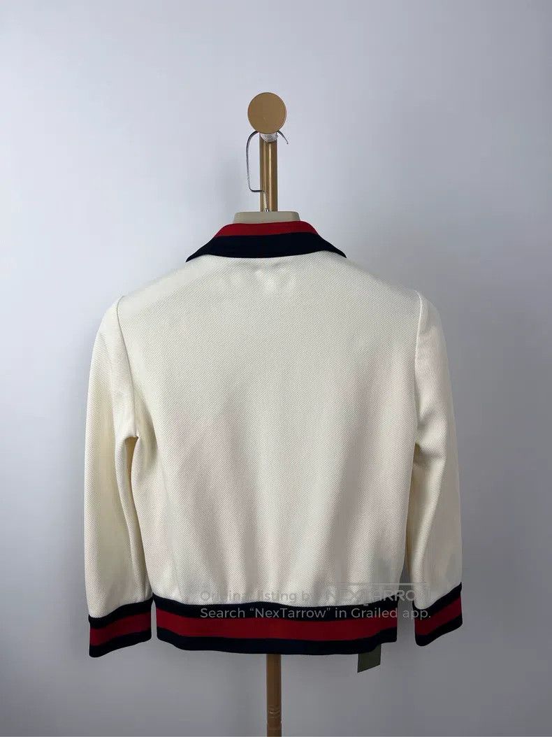 Gucci Gucci White striped lapel jacket Size S / US 4 / IT 40 - 2 Thumbnail