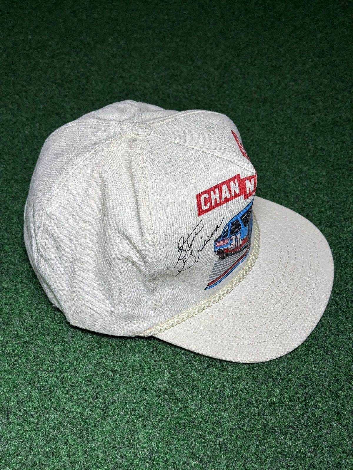 Vintage Vintage Channel Lock Nascar Steve Grissom 90s Snapback Hat Size ONE SIZE - 2 Thumbnail