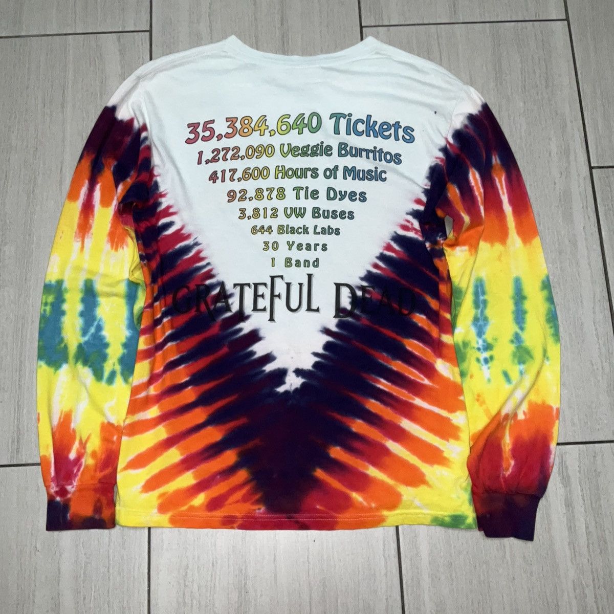 Grateful Dead Vintage Grateful Dead Longsleeve Size US S / EU 44-46 / 1 - 4 Thumbnail