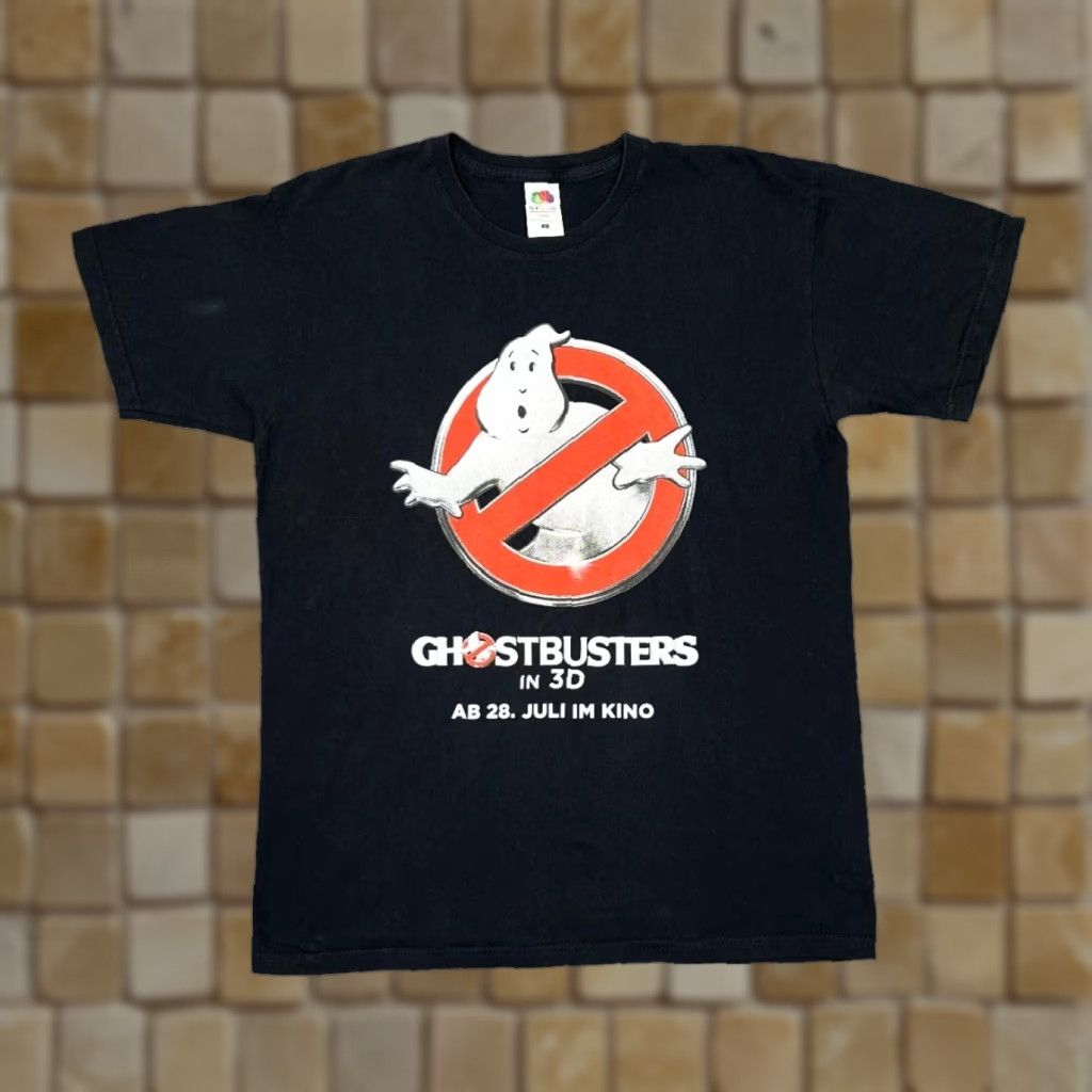 Fruit Of The Loom GHOSTBUSTERS IN 3D Who You Gonna Call? SciFi Movie Cinema Graphic T-Shirt Medium Men's Black Ghostbusters 3D Front Back Graphic KF239 Size US M / EU 48-50 / 2 - 1 Thumbnail