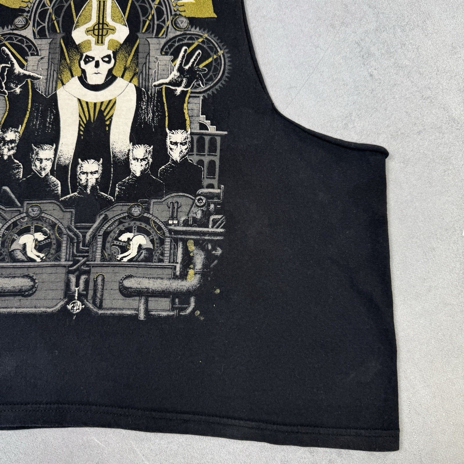 Vintage Ghost Wegber Band Tank Top Sleeveless Tee Black Size L Men Size US L / EU 52-54 / 3 - 8 Thumbnail