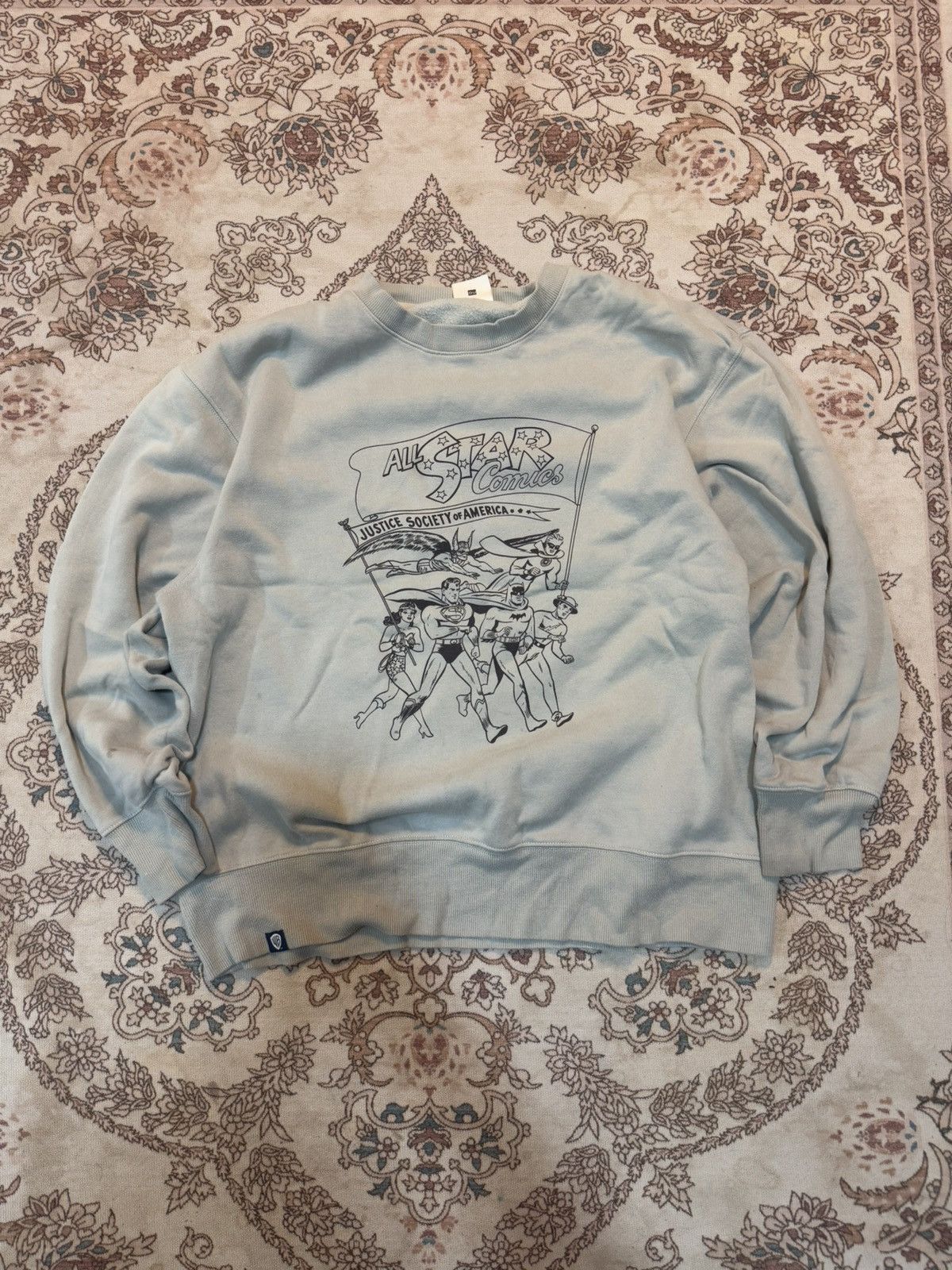 DC Comics × GU × Vintage DC COMIC X GU SWEATSHIRT Size US XL / EU 56 / 4 - 1 Thumbnail