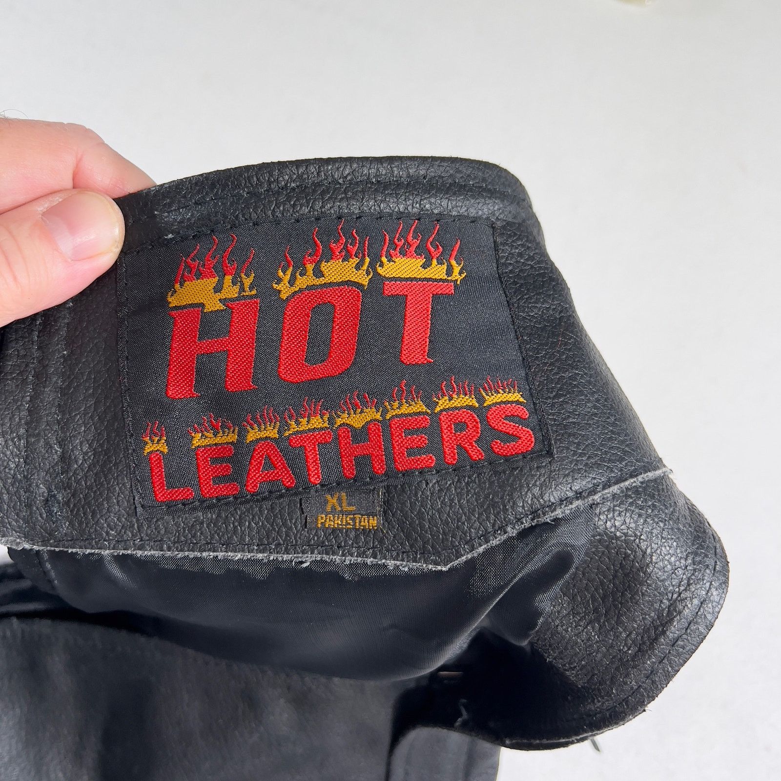 Other Hot Leathers Chaps XL Lined Button Cuffs Full Zip Legs Size US 38 / EU 54 - 2 Thumbnail