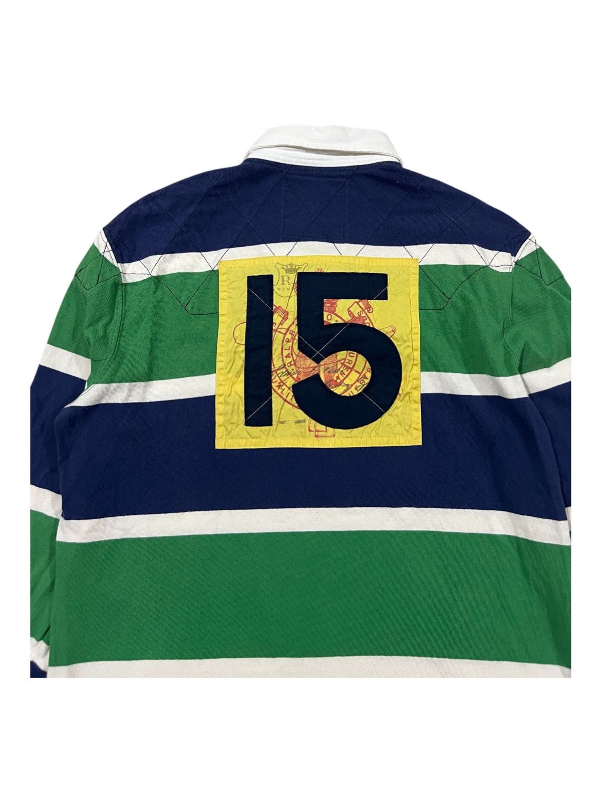 Polo Ralph Lauren Y2K Polo Ralph Lauren PRL FC Classic Fit Striped Rugby Shirt Size US M / EU 48-50 / 2 - 5 Thumbnail